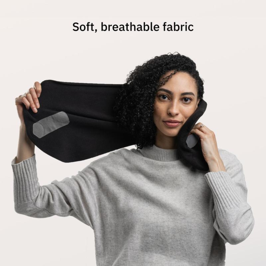 U-Shaped Travel Neck Pillow with Velcro & Removable Cover