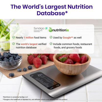 AI Smart Food Kitchen Scale with Nutritional Calculator
