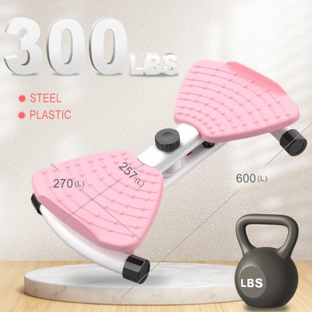 Board Waist Twist Machine and Women Core Workout Exercise