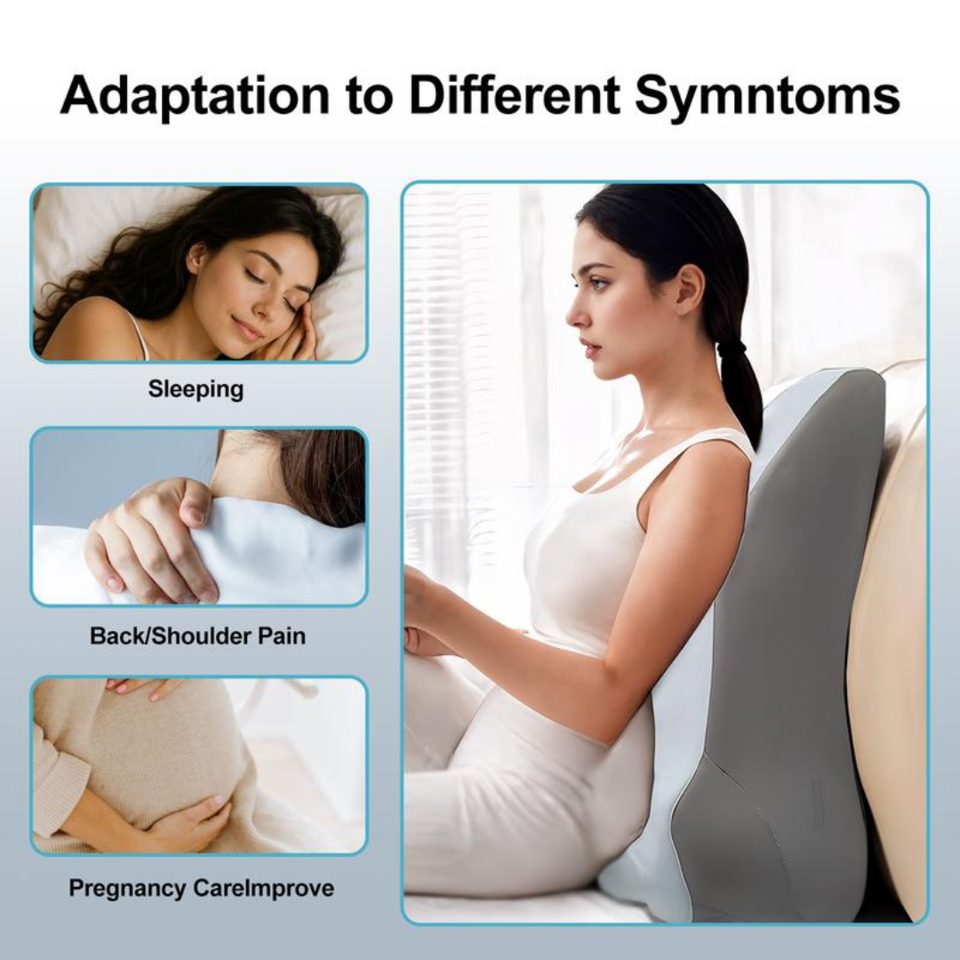 Ergonomic Memory Foam Pillow for Neck Back and Legs Support