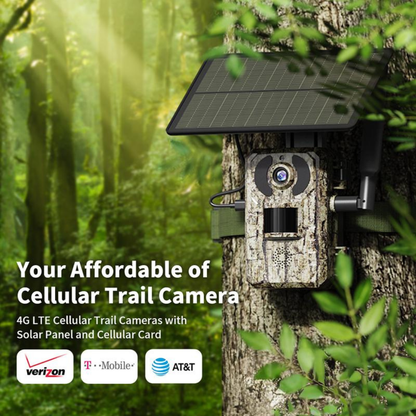 4G LTE Solar Game Camera – 2K Live Video
