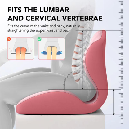 Ergonomic Memory Foam Seat Cushion for Back Pain Relief