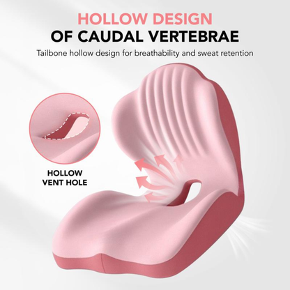 Ergonomic Memory Foam Seat Cushion for Back Pain Relief