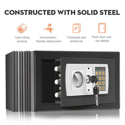 Electronic Drop Slot Safe Box with Digital Keypad Lock