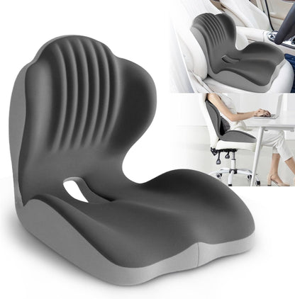 Ergonomic Memory Foam Seat Cushion for Back Pain Relief