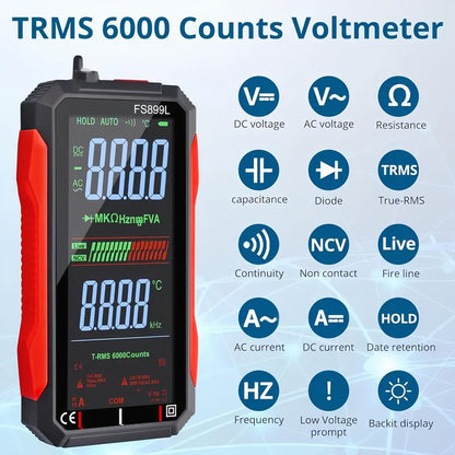 Digital voltmeter safety and testing feature overview