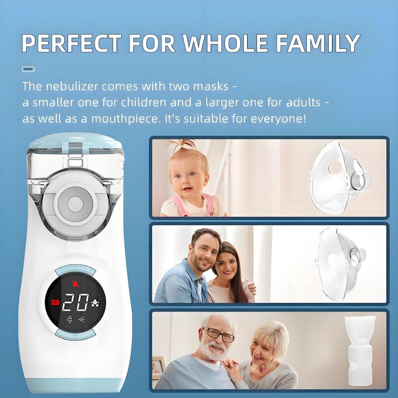 Portable Nebulizer with Intuitive LED Interface