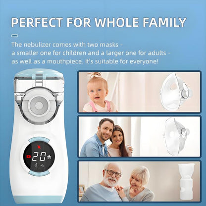 Portable Nebulizer with Intuitive LED Interface